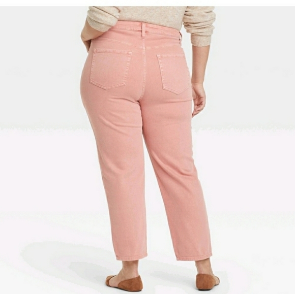 AVA & VIV Jeans Women's High-Rise Slim Straight Stretch Plus Size 20W Reg NWT - Picture 4 of 5